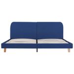 Casa si Gradina - Mobilier - Paturi si accesorii - Paturi - Cadru de pat, albastru, 160 x 200 cm, material textil - Infinity.ro