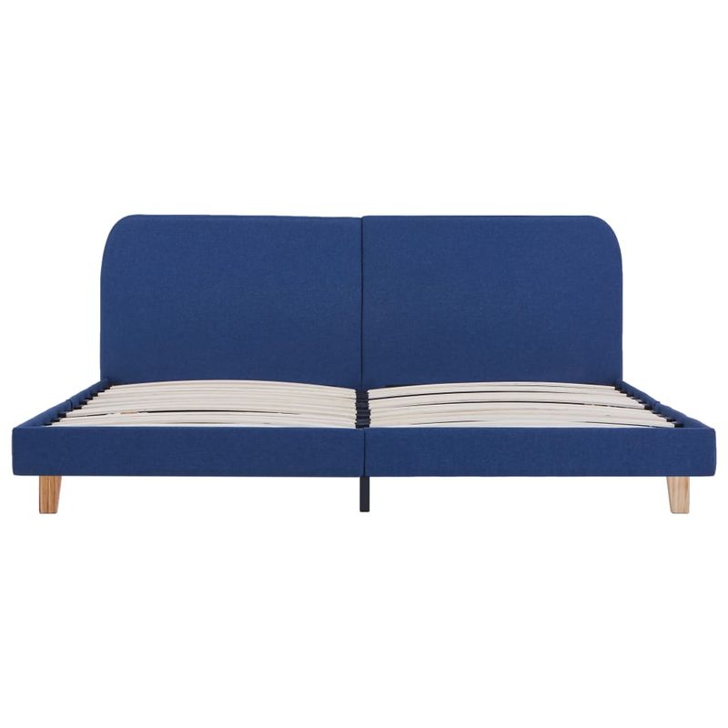 Casa si Gradina - Mobilier - Paturi si accesorii - Paturi - Cadru de pat, albastru, 160 x 200 cm, material textil - Infinity.ro