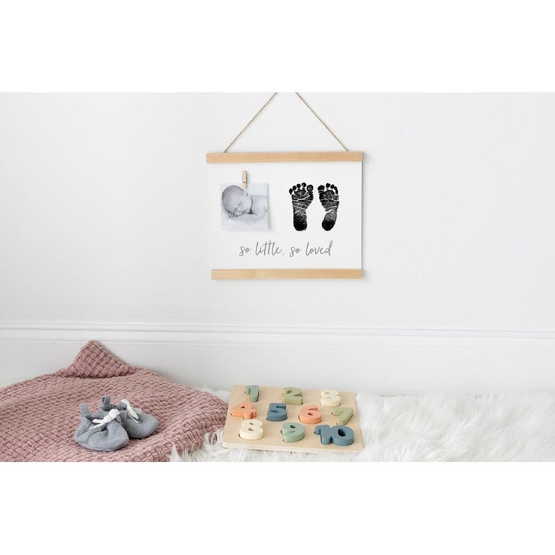 Casa si Gradina - Decoratiuni - Obiecte decorative - Decoratiuni camera copilului - Tablou cu fotografie si amprente ale bebelusului - Pearhead - Infinity.ro