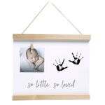 Casa si Gradina - Decoratiuni - Obiecte decorative - Decoratiuni camera copilului - Tablou cu fotografie si amprente ale bebelusului - Pearhead - Infinity.ro