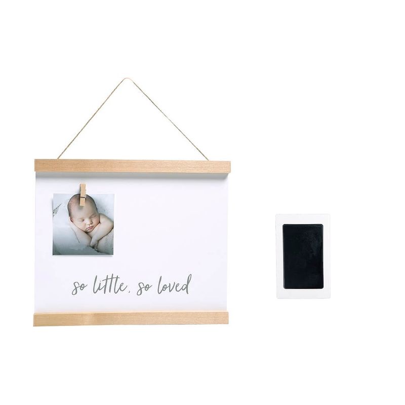 Casa si Gradina - Decoratiuni - Obiecte decorative - Decoratiuni camera copilului - Tablou cu fotografie si amprente ale bebelusului - Pearhead - Infinity.ro