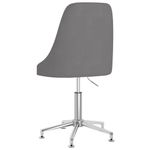 Casa si Gradina - Mobilier - Scaune si fotolii - Scaune - Scaun de bucatarie pivotant, gri inchis, textil - Infinity.ro