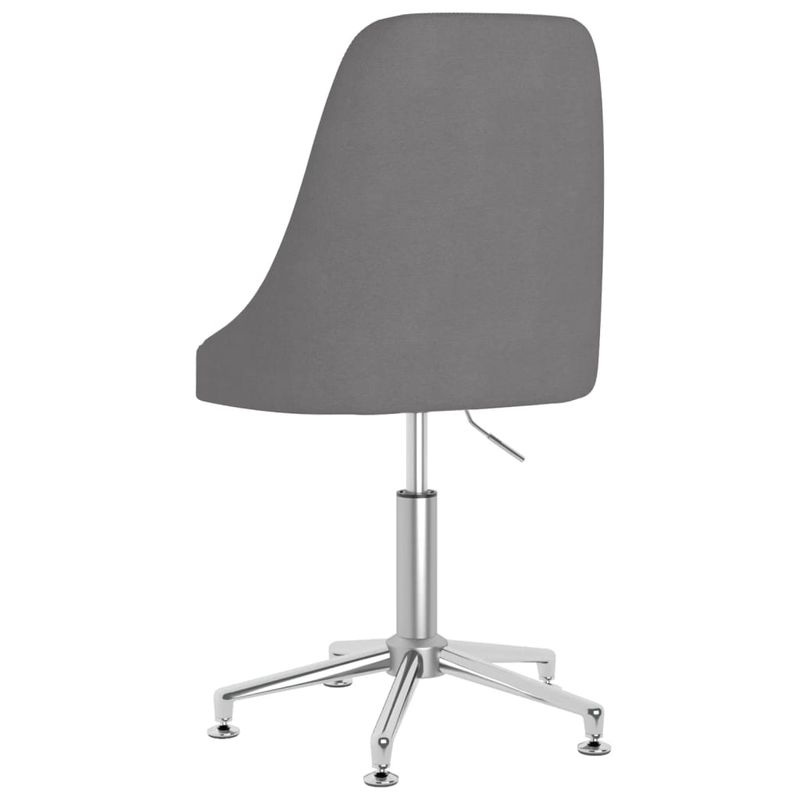 Casa si Gradina - Mobilier - Scaune si fotolii - Scaune - Scaun de bucatarie pivotant, gri inchis, textil - Infinity.ro