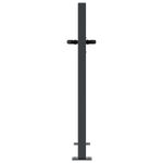 Casa si Gradina - Constructii - Usi interior, exterior si garaj - Usi garaj - Poarta pentru gradina, antracit, 105x105 cm, otel, model iarba - Infinity.ro