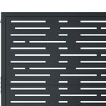 Casa si Gradina - Constructii - Usi interior, exterior si garaj - Usi garaj - Poarta pentru gradina, antracit, 105x80 cm, otel, dreptunghiuri - Infinity.ro