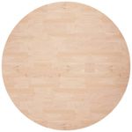 Casa si Gradina - Constructii - Lemn constructii - Placi lemn - Blat de masa rotund, Ø80x2,5 cm, lemn masiv stejar netratat - Infinity.ro