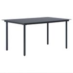 Casa si Gradina - Gradina si terasa - Mobilier exterior - Seturi mobila gradina - Set mobilier de gradina, 7 piese, negru, ratan PVC - Infinity.ro