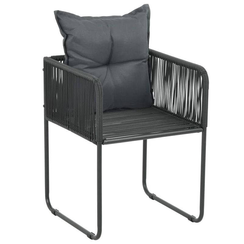 Casa si Gradina - Gradina si terasa - Mobilier exterior - Seturi mobila gradina - Set mobilier de gradina, 7 piese, negru, ratan PVC - Infinity.ro
