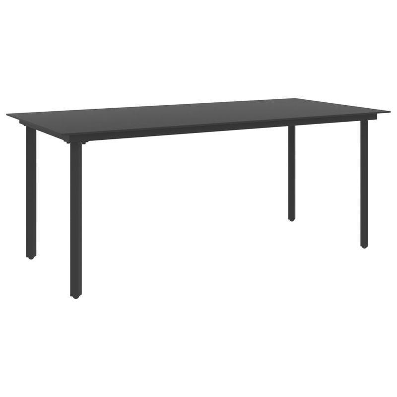 Casa si Gradina - Gradina si terasa - Mobilier exterior - Seturi mobila gradina - Set mobilier de gradina, 9 piese, negru, ratan PVC - Infinity.ro