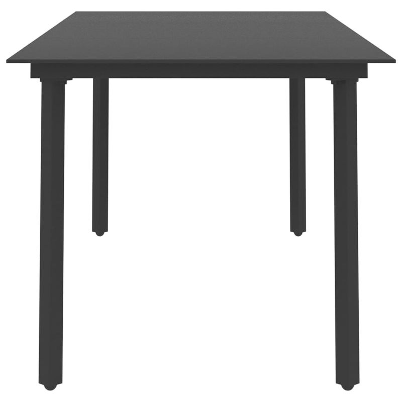 Casa si Gradina - Gradina si terasa - Mobilier exterior - Seturi mobila gradina - Set mobilier de gradina, 9 piese, negru, ratan PVC - Infinity.ro