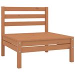 Casa si Gradina - Gradina si terasa - Mobilier exterior - Seturi mobila gradina - Set mobilier gradina, 8 piese, maro miere, lemn masiv de pin - Infinity.ro