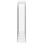 Casa si Gradina - Gradina si terasa - Garduri, panouri si accesorii - Cosuri gabion arcuite, 14 buc 200x50x220/240cm, fier galvanizat - Infinity.ro