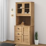 Casa si Gradina - Mobilier - Comode si corpuri - Corpuri bucatarie - Dulap inalt VIGO, 78x40x175 cm, lemn masiv de pin, model cu 1 ușă - Infinity.ro