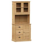 Casa si Gradina - Mobilier - Comode si corpuri - Corpuri bucatarie - Dulap inalt VIGO, 78x40x175 cm, lemn masiv de pin, model cu 1 ușă - Infinity.ro