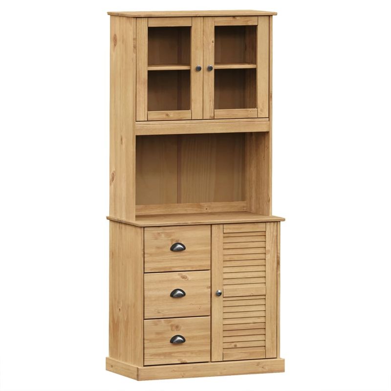 Casa si Gradina - Mobilier - Comode si corpuri - Corpuri bucatarie - Dulap inalt VIGO, 78x40x175 cm, lemn masiv de pin, model cu 1 ușă - Infinity.ro