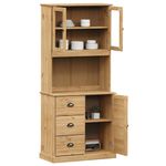 Casa si Gradina - Mobilier - Comode si corpuri - Corpuri bucatarie - Dulap inalt VIGO, 78x40x175 cm, lemn masiv de pin, model cu 1 ușă - Infinity.ro