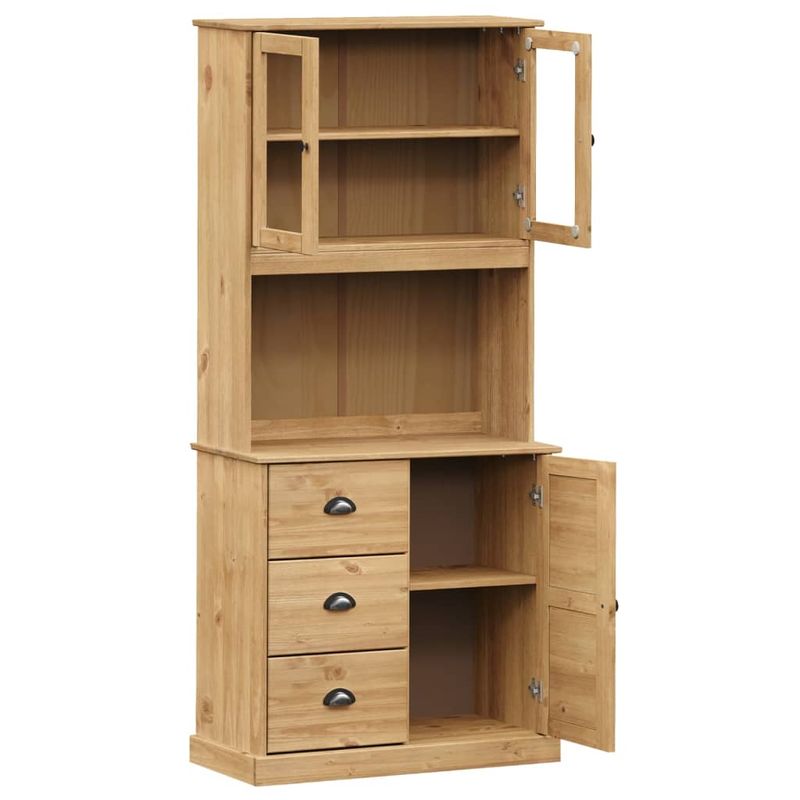 Casa si Gradina - Mobilier - Comode si corpuri - Corpuri bucatarie - Dulap inalt VIGO, 78x40x175 cm, lemn masiv de pin, model cu 1 ușă - Infinity.ro