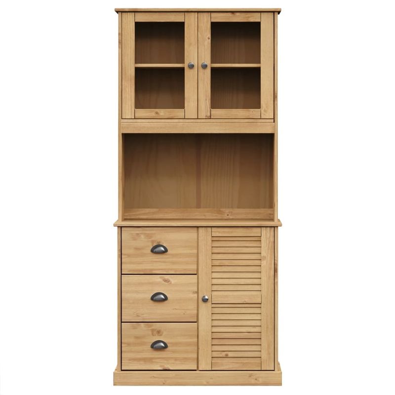 Casa si Gradina - Mobilier - Comode si corpuri - Corpuri bucatarie - Dulap inalt VIGO, 78x40x175 cm, lemn masiv de pin, model cu 1 ușă - Infinity.ro