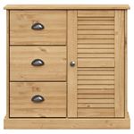 Casa si Gradina - Mobilier - Comode si corpuri - Corpuri bucatarie - Dulap inalt VIGO, 78x40x175 cm, lemn masiv de pin, model cu 1 ușă - Infinity.ro