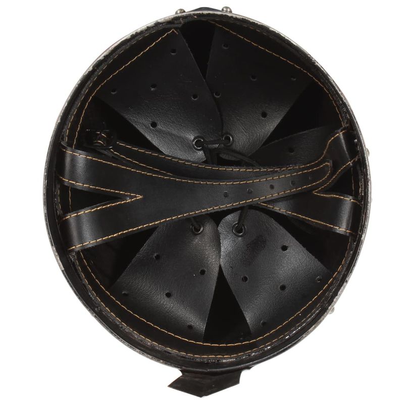 Casa si Gradina - Decoratiuni - Decoratiuni petrecere - Masti si costume carnaval - Coif cavaler medieval antic, jocuri de rol, argintiu, otel, model 28 - Infinity.ro
