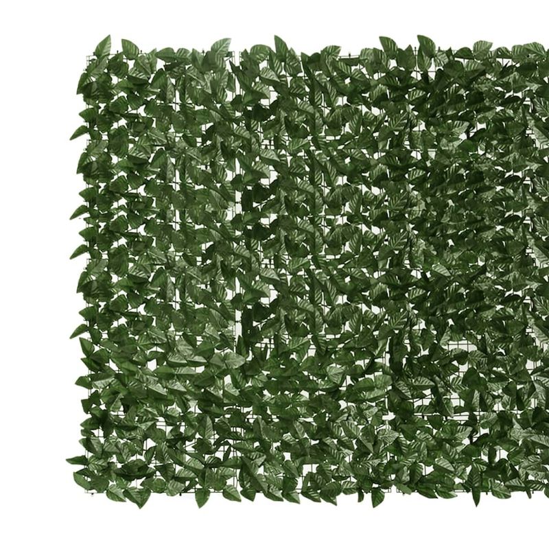 Casa si Gradina - Gradina si terasa - Umbrele si pavilioane - Umbrele - Paravan de balcon, frunze verde inchis, 600x150 cm - Infinity.ro