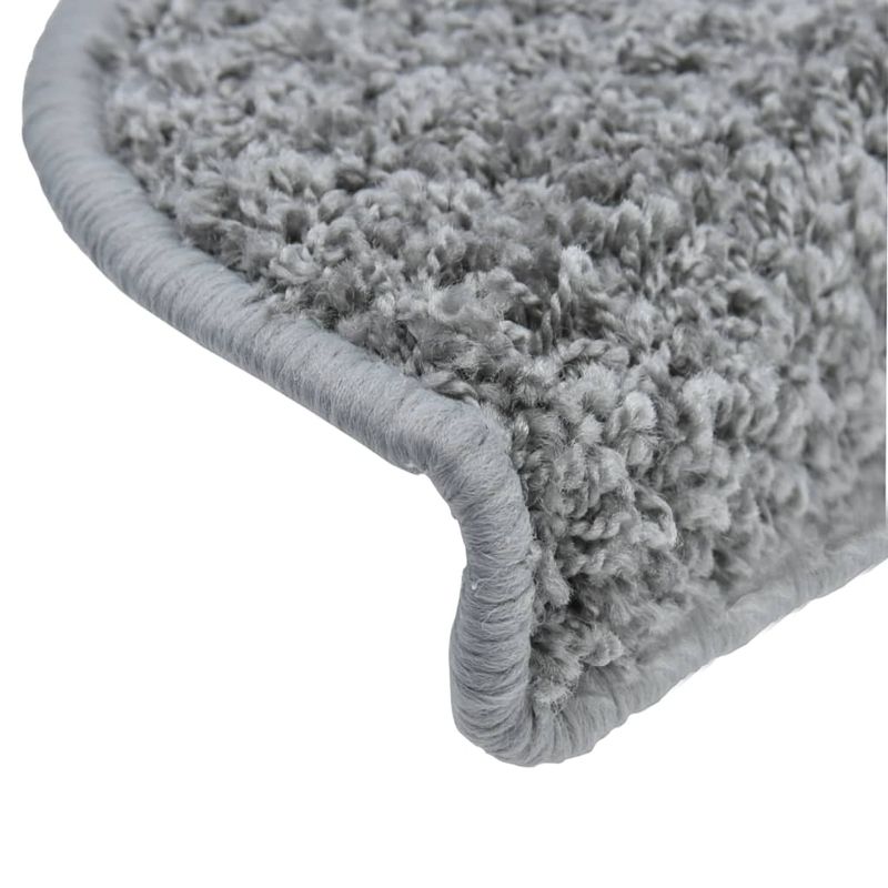 Casa si Gradina - Textile si covoare - Covoare - Covoare casa - Covorase de scara, 10 buc.,gri, 56x17x3 cm - Infinity.ro