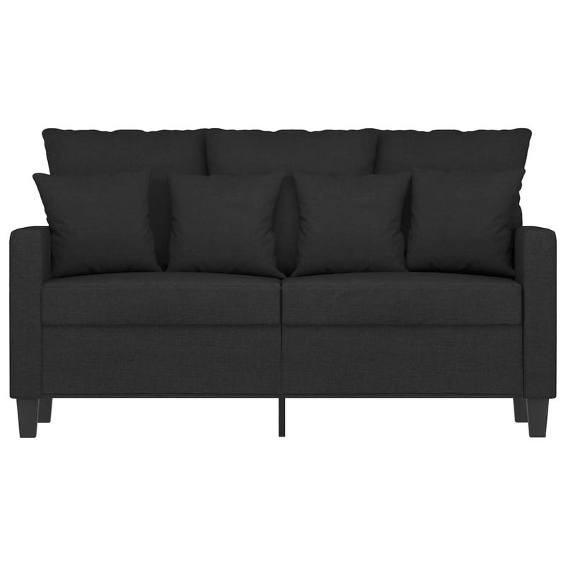 Casa si Gradina - Mobilier - Canapele si coltare - Canapele - Canapea cu 2 locuri, negru, 120 cm, material textil - Infinity.ro