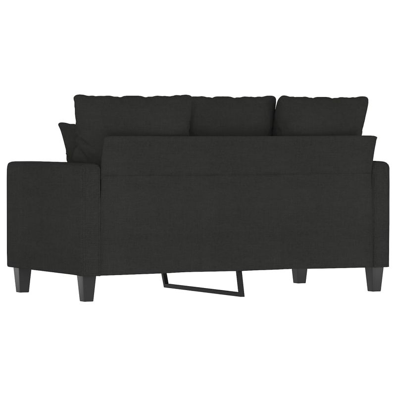 Casa si Gradina - Mobilier - Canapele si coltare - Canapele - Canapea cu 2 locuri, negru, 120 cm, material textil - Infinity.ro