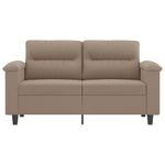 Casa si Gradina - Mobilier - Canapele si coltare - Canapele - Canapea cu 2 locuri, gri taupe, 120 cm, tesatura microfibra - Infinity.ro