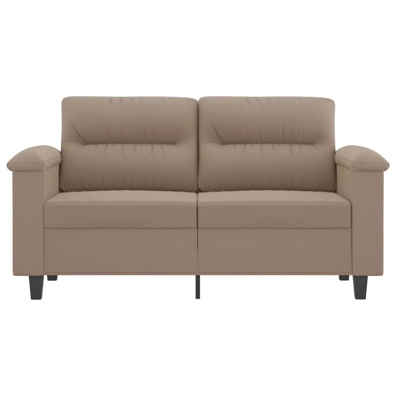Casa si Gradina - Mobilier - Canapele si coltare - Canapele - Canapea cu 2 locuri, gri taupe, 120 cm, tesatura microfibra - Infinity.ro