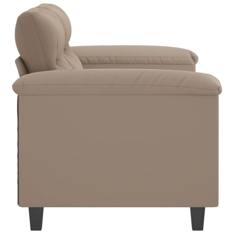 Casa si Gradina - Mobilier - Canapele si coltare - Canapele - Canapea cu 2 locuri, gri taupe, 120 cm, tesatura microfibra - Infinity.ro