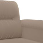 Casa si Gradina - Mobilier - Canapele si coltare - Canapele - Canapea cu 2 locuri, gri taupe, 120 cm, tesatura microfibra - Infinity.ro