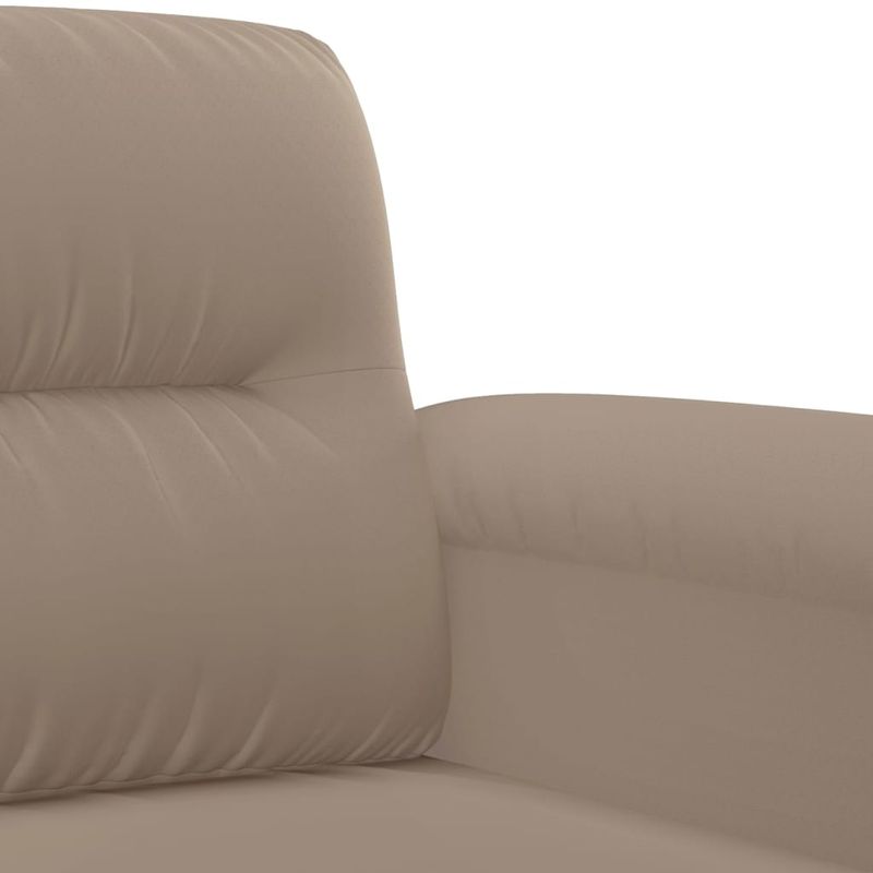 Casa si Gradina - Mobilier - Canapele si coltare - Canapele - Canapea cu 2 locuri, gri taupe, 120 cm, tesatura microfibra - Infinity.ro