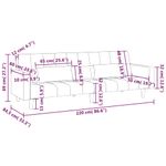 Casa si Gradina - Mobilier - Canapele si coltare - Canapele - Canapea extensibila cu 2 locuri, 2 perne, negru, textil - Infinity.ro