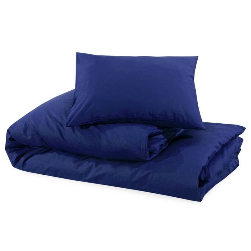 Casa si Gradina - Textile si covoare - Lenjerii de pat - Huse pilote - Set cu husa de pilota, bleumarin, 260x240 cm, bumbac - Infinity.ro