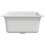 Casa si Gradina - Sanitare - Chiuveta bucatarie si accesorii - Chiuvete bucatarie - Chiuveta de bucatarie cu doua cuve, alb, granit - Infinity.ro