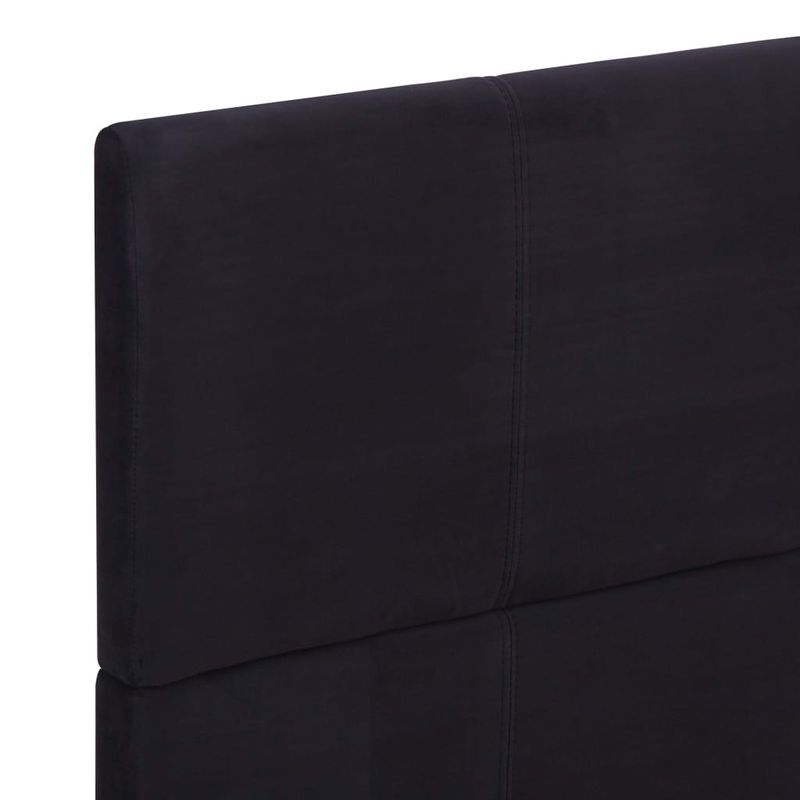 Casa si Gradina - Mobilier - Paturi si accesorii - Paturi - Cadru de pat, negru, 160 x 200 cm, material textil - Infinity.ro