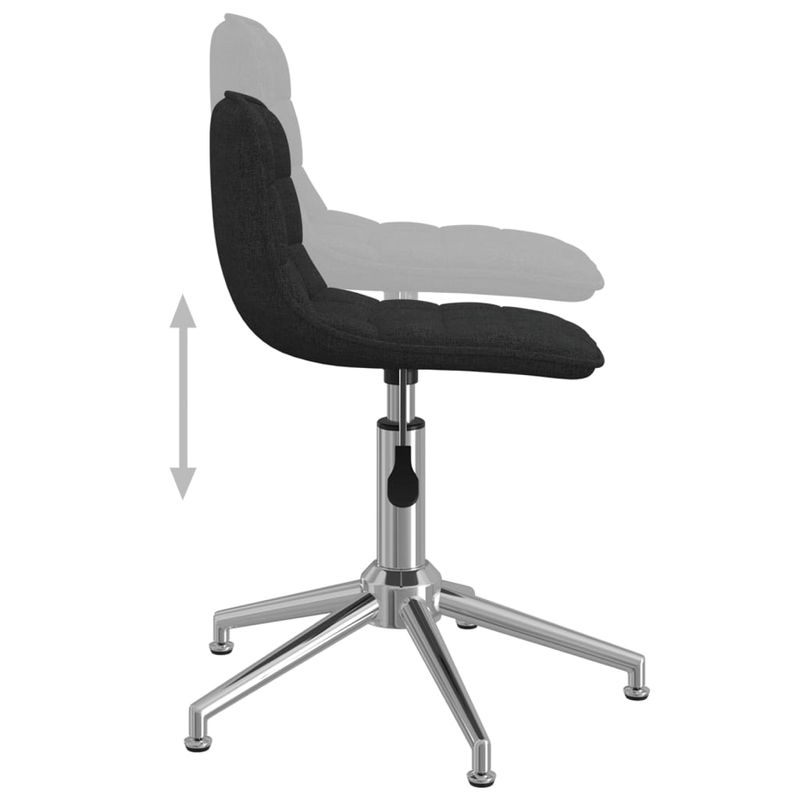Casa si Gradina - Mobilier - Scaune si fotolii - Scaune - Scaun de birou pivotant, negru, material textil - Infinity.ro