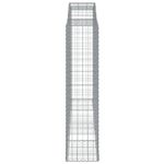 Casa si Gradina - Gradina si terasa - Garduri, panouri si accesorii - Cosuri gabion arcuite 8 buc. 300x50x200/220 cm fier galvanizat - Infinity.ro
