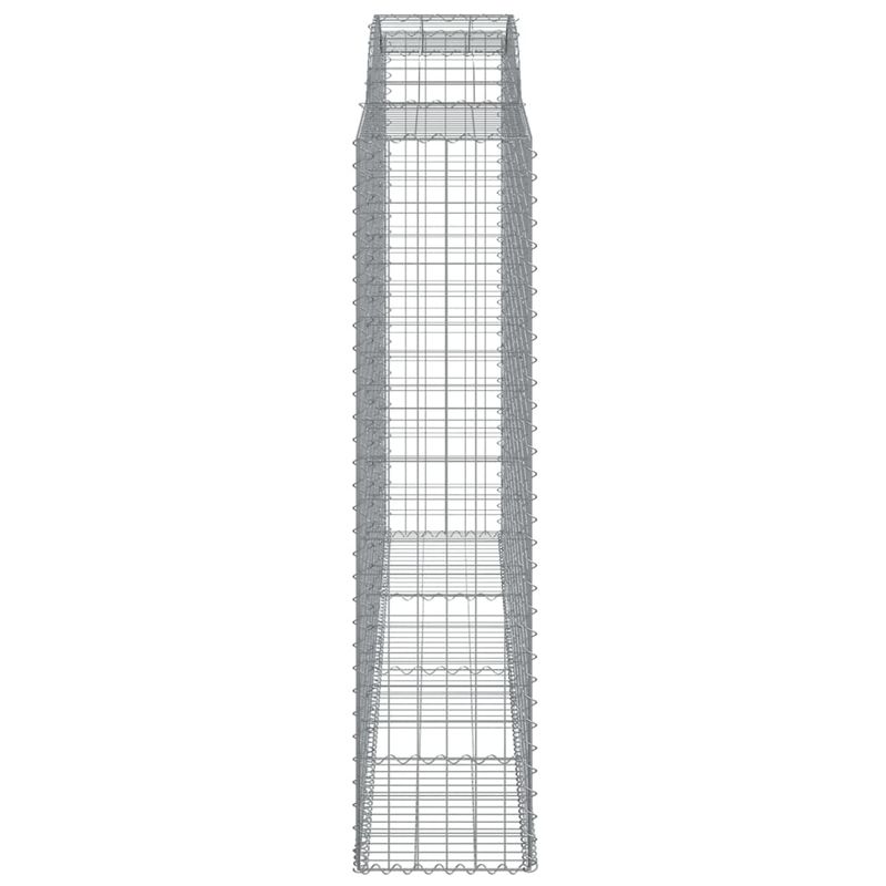 Casa si Gradina - Gradina si terasa - Garduri, panouri si accesorii - Cosuri gabion arcuite 8 buc. 300x50x200/220 cm fier galvanizat - Infinity.ro