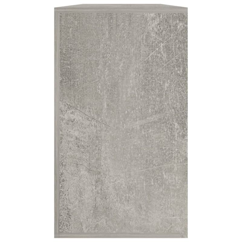 Casa si Gradina - Mobilier - Organizare si depozitare - Organizator incaltaminte - Bancheta pantofar, gri beton, 80x24x45 cm, lemn compozit - Infinity.ro