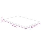 Casa si Gradina - Mobilier - Mobilier baie - Blaturi baie - Blat de baie, maro inchis, 60x40x1,5 cm, lemn masiv tratat - Infinity.ro