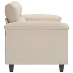 Casa si Gradina - Mobilier - Canapele si coltare - Canapele - Canapea cu 2 locuri, crem, 120 cm, tesatura microfibra - Infinity.ro