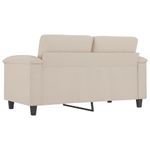 Casa si Gradina - Mobilier - Canapele si coltare - Canapele - Canapea cu 2 locuri, crem, 120 cm, tesatura microfibra - Infinity.ro