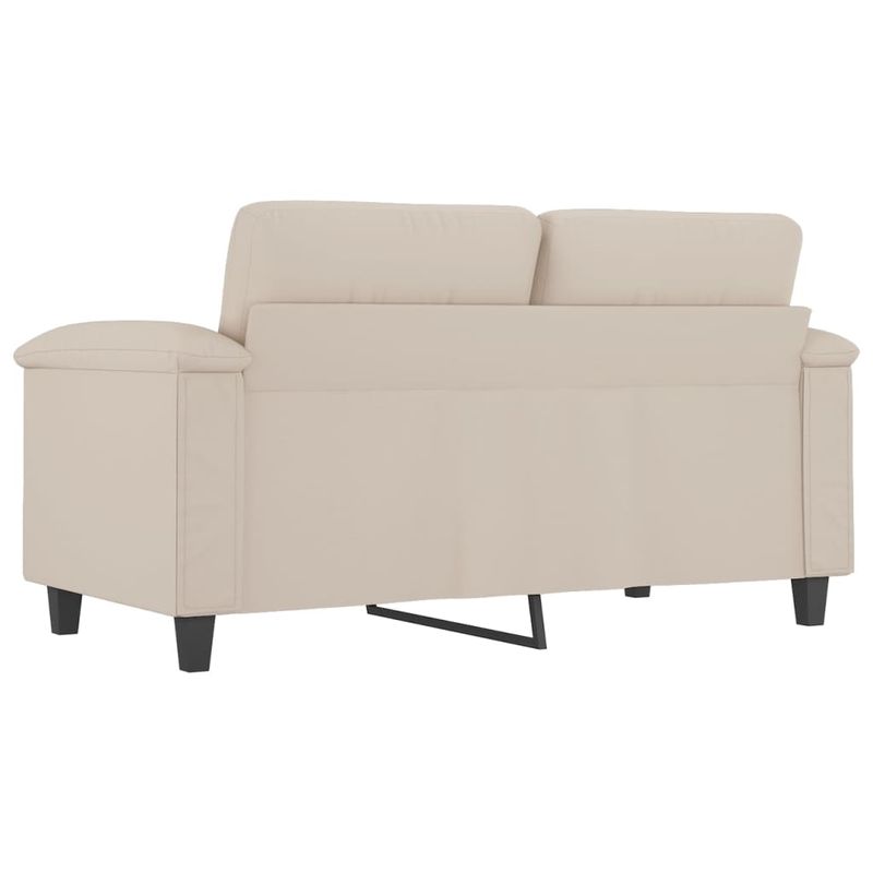 Casa si Gradina - Mobilier - Canapele si coltare - Canapele - Canapea cu 2 locuri, crem, 120 cm, tesatura microfibra - Infinity.ro