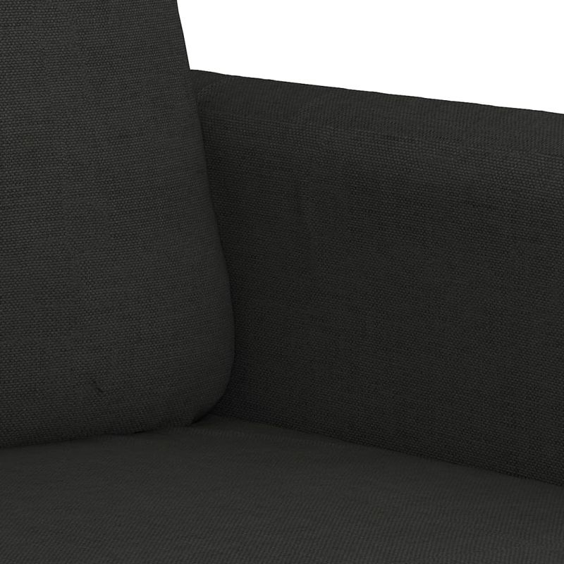 Casa si Gradina - Mobilier - Canapele si coltare - Canapele - Canapea cu 3 locuri, negru, 210 cm, material textil - Infinity.ro