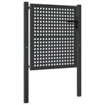 Casa si Gradina - Gradina si terasa - Garduri, panouri si accesorii - Poarta pentru gradina, antracit, 105x150 cm, otel - Infinity.ro