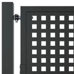 Casa si Gradina - Gradina si terasa - Garduri, panouri si accesorii - Poarta pentru gradina, antracit, 105x150 cm, otel - Infinity.ro