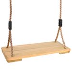 Jucarii, Copii si Bebe - Jucarii si jocuri - Jucarii de exterior - Leagane copii - Leagan de scandura, 200 cm, lemn masiv de pin - Infinity.ro
