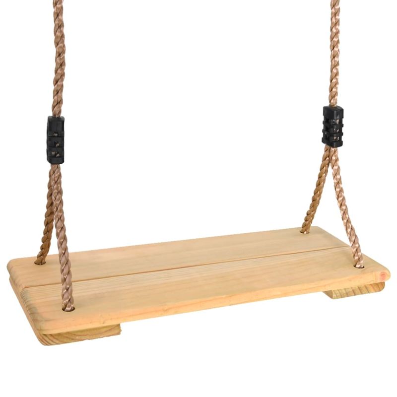 Jucarii, Copii si Bebe - Jucarii si jocuri - Jucarii de exterior - Leagane copii - Leagan de scandura, 200 cm, lemn masiv de pin - Infinity.ro